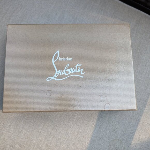 Christian Louboutin Rainbow Rock Stud Spiked Leather Wallet EUC - Picture 5 of 17